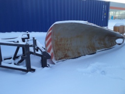 Лопата скоростной уборки снега с крепежной траверсой